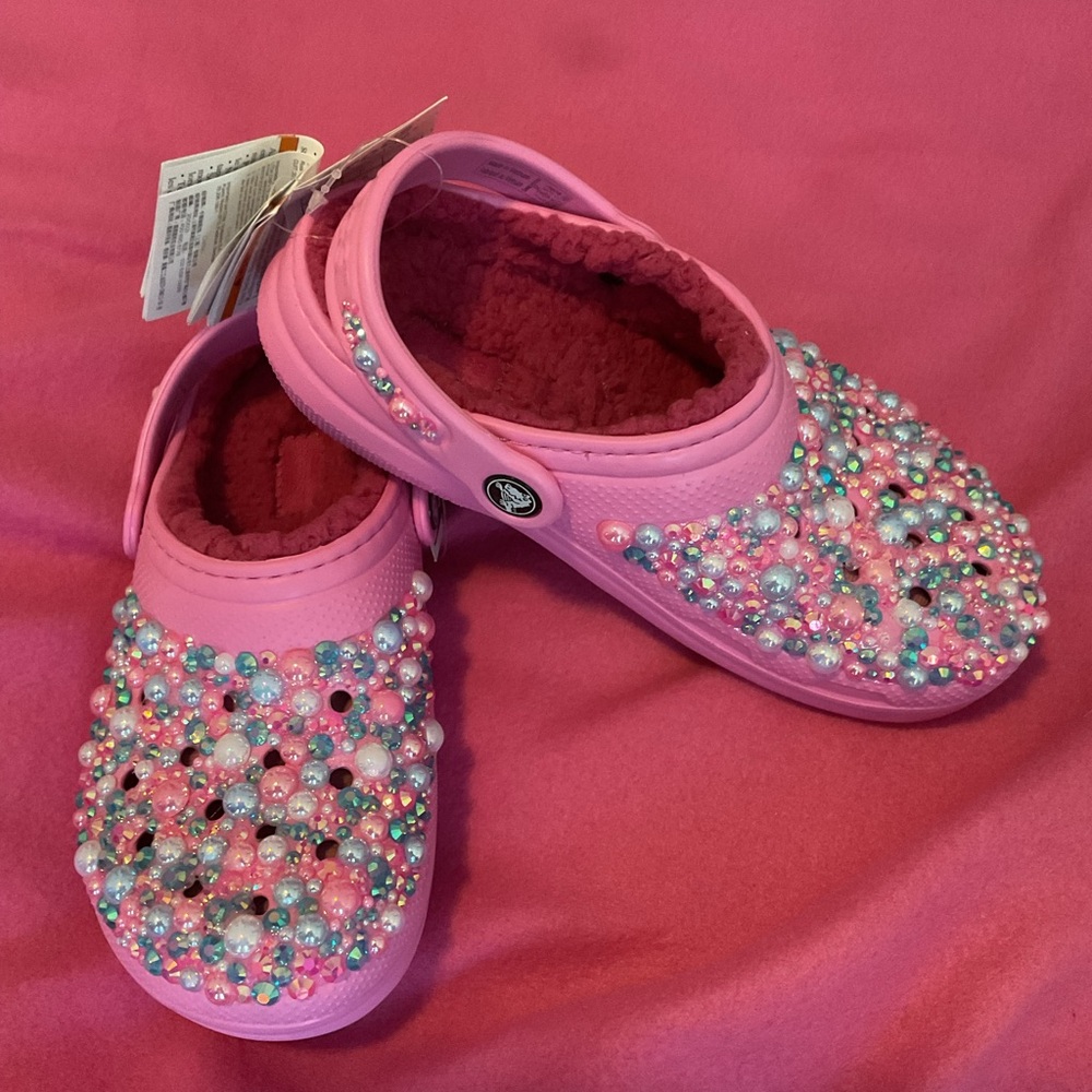 Rhinestone Embellished Crocs.